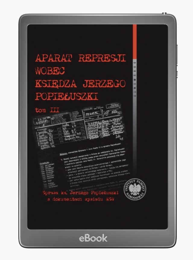 Aparat represji wobec księdza Jerzego - okłakda ebooka