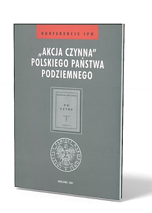 Akcja czynna Polskiego Państwa - okładka książki