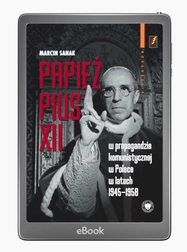 Papież Pius XII w propagandzie - okłakda ebooka