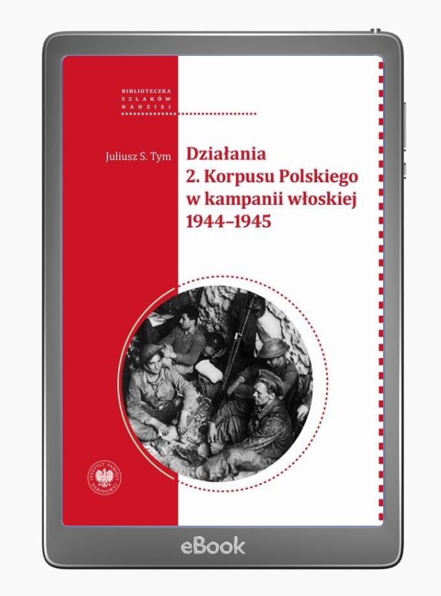 Działania 2. Korpusu Polskiego - okłakda ebooka