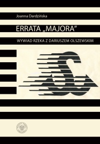 Errata Majora. Wywiad rzeka z Dariuszem - okładka książki