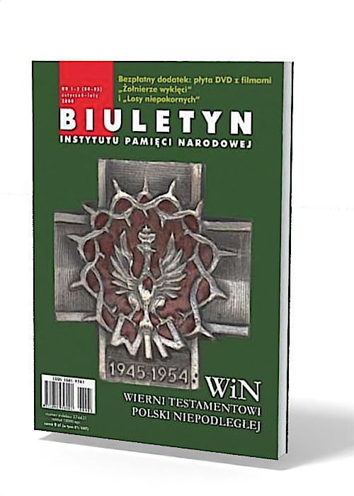 Biuletyn IPN nr 84-85 (1-2) / 2008 - okładka książki