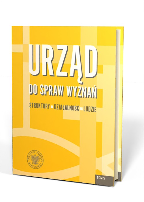 Urząd do spraw wyznań. Struktury - okładka książki