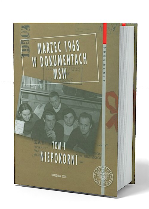 Marzec 1968 w dokumentach MSW. - okładka książki