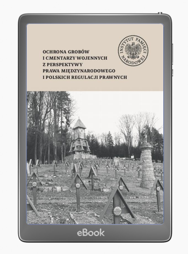 Ochrona grobów i cmentarzy wojennych - okłakda ebooka