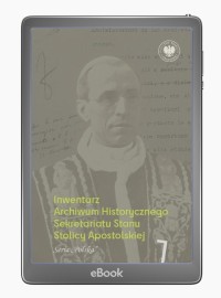 Inwentarz Archiwum Historycznego - okłakda ebooka