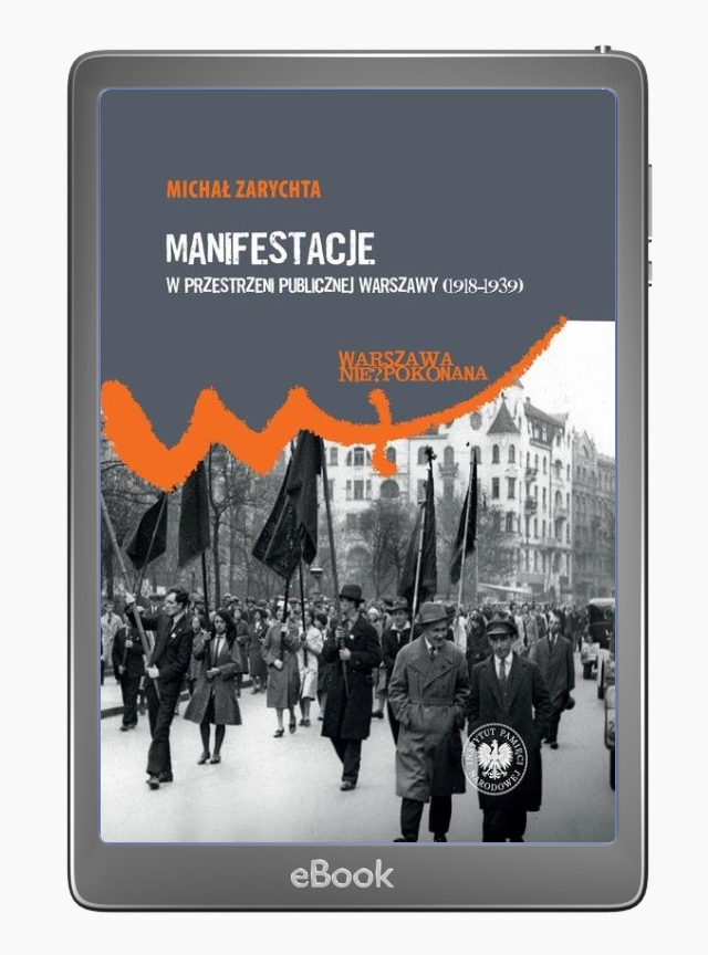 Manifestacje w przestrzeni publicznej - okłakda ebooka