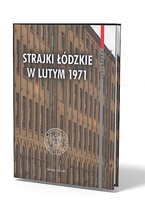 Strajki łódzkie w lutym 1971. Geneza, - okładka książki