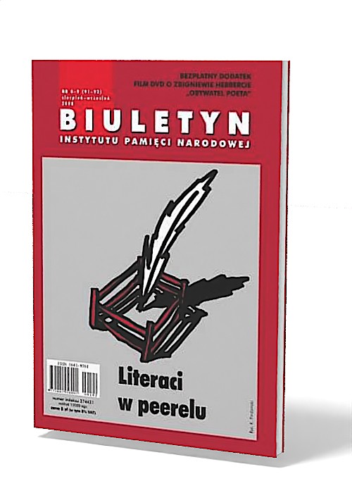 Biuletyn IPN nr 91-92 (8-9) / 2008 - okładka książki