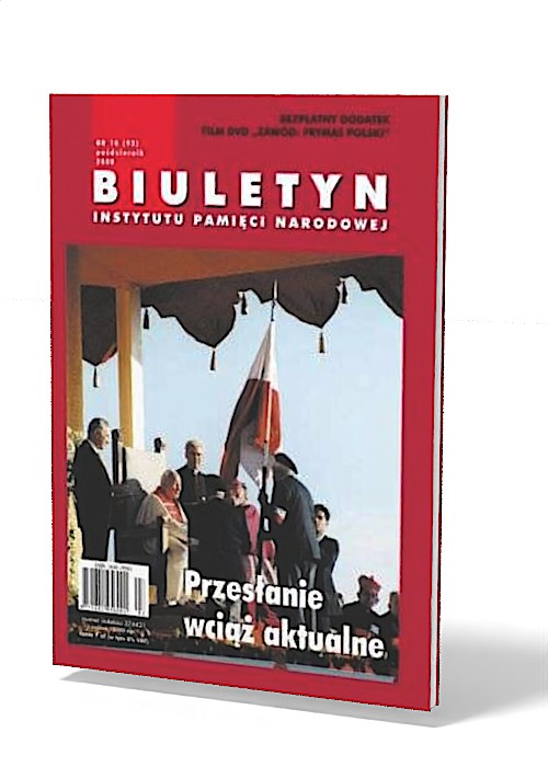 Biuletyn IPN nr 93 (10) / 2008 - okładka książki